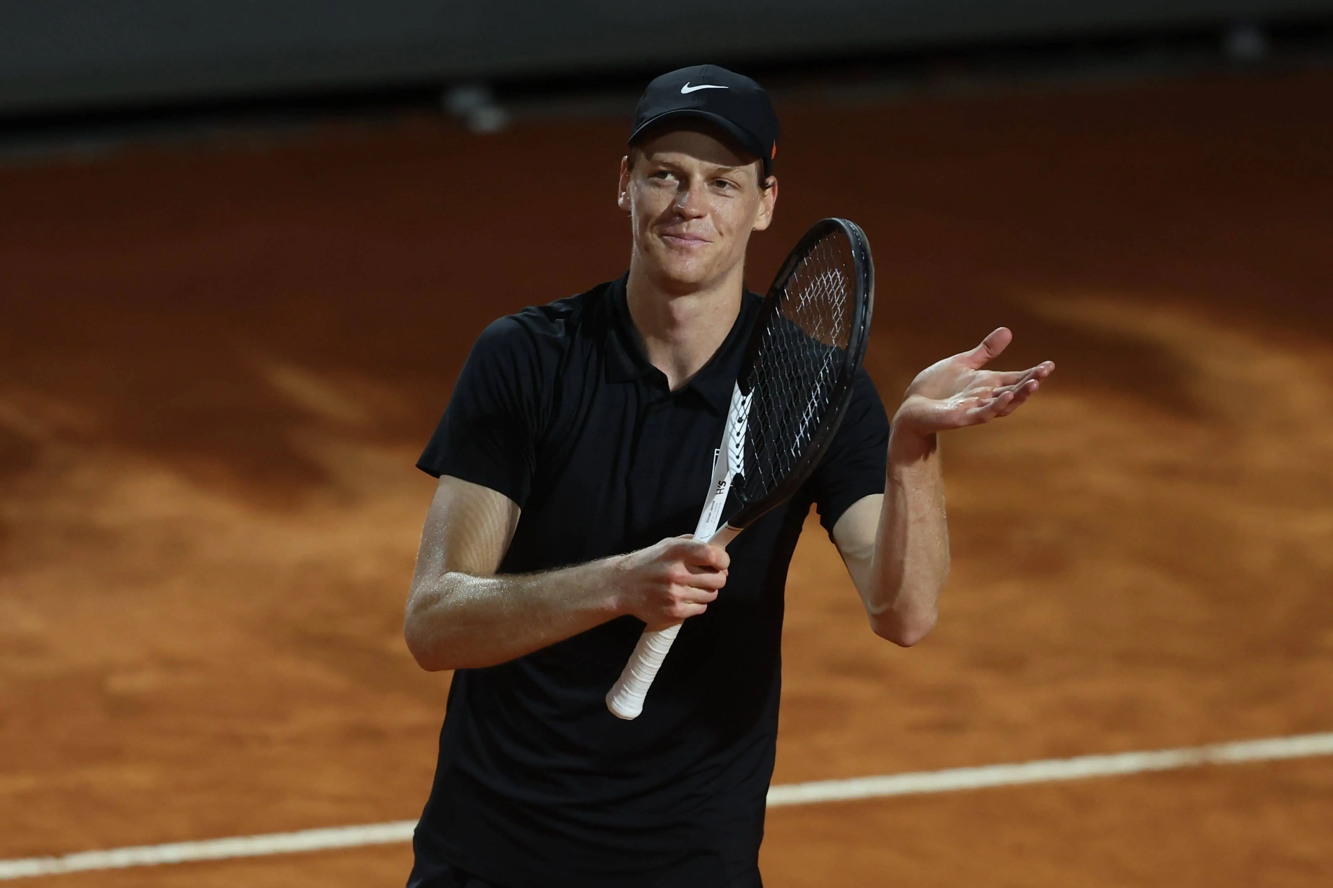Jannik Sinner (ITA) against Francisco Cerundolo (ARG) during the Internazionali BNL d’ Italia 2025 ATP Masters Men’s 1000 circuit of Rome at the Foro Italico. Rome^ Italy 05.13.2025