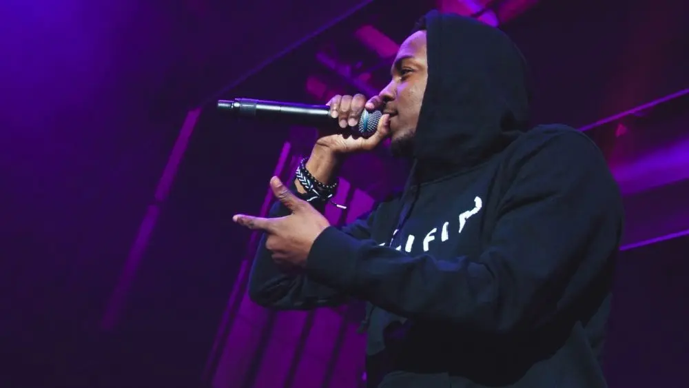 Kendrick Lamar in concert. Rochester^ Michigan - April 13 2013: