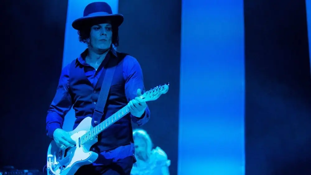 Jack White Performs on stage at WaMu Theater in Seattle^ WA on August 14^ 2012.