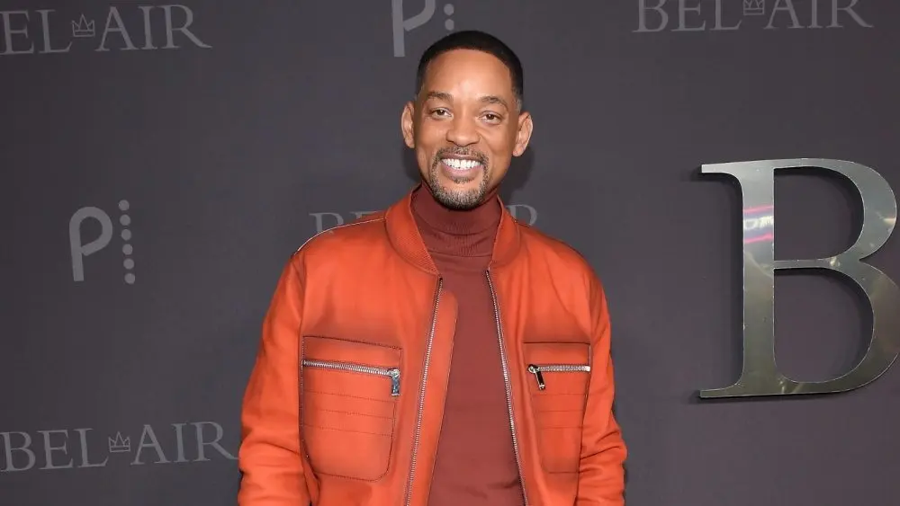Will Smith arrives for Peacocks Bel-Air Premiere on February 09^ 2022 in Santa Monica^ CA