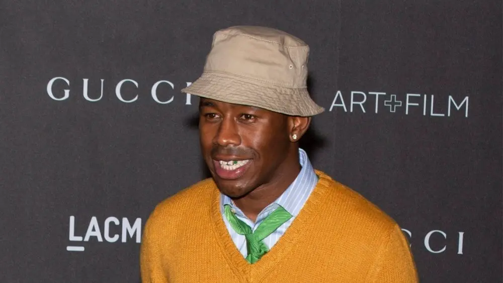 Tyler^ The Creator arrives at the 2019 LACMA Art + Film Gala Presented By Gucci Los Angeles^ California - November 02^ 2019