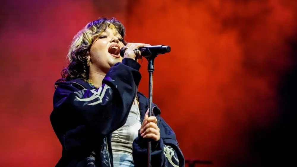 Concert of Lola Young 4 July 2025. Rock Werchter Festival