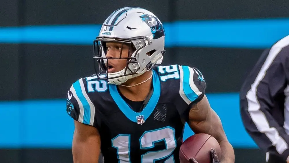 DJ MOORE (12) plays for the Carolina Panthers against the visiting Seattle Seahawks at Bank Of America Stadium in Charlotte^ NC. November 25^ 2018