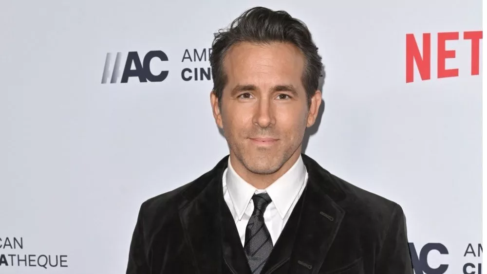 Ryan Reynolds at the 36th Annual American Cinematheque Awards at the Beverly Hilton Hotel. LOS ANGELES^ CA. November 17^ 2022