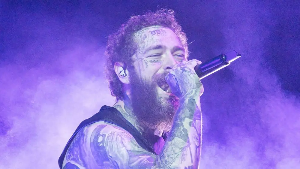 Post Malone performs at Bonnaroo music festival Manchester^ Tennessee USA - 06-15-2024
