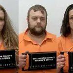 From L to R: Jenny R. Smith, Christopher J. Rhodes and Mindi A. Kincheloe (Photo credit: Williamson County Sheriff's Office Facebook)
