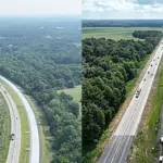I-57 (left) and I-64 (right) (Photo credit: Illinois Department of Transportation Facebook)