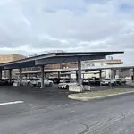 The solar panel canopy at SSM Health Good Samaritan Hospital in Mt. Vernon. (Photo credit: SSM Health) 