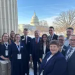 Pictured with Congressman Bost are representatives from Kaskaskia College, John A. Logan College, Lakeland College and Southeastern Illinois College. (Photo credit: SIC)