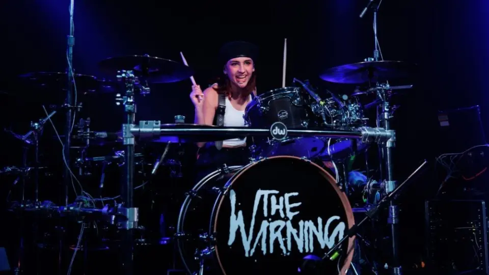 The Warning (Mexican hard rock band from Monterrey) perform on stage at La Nau on June 17^ 2023. BARCELONA SPAIN