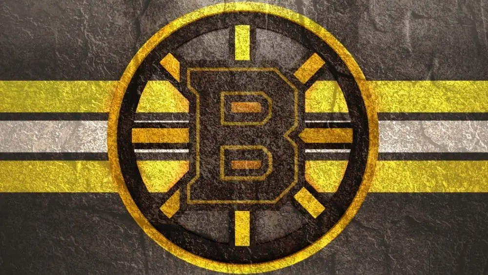 Emblem of the Boston Bruins. The Boston Bruins are a professional ice hockey team. Logo for presentation or infographics.
