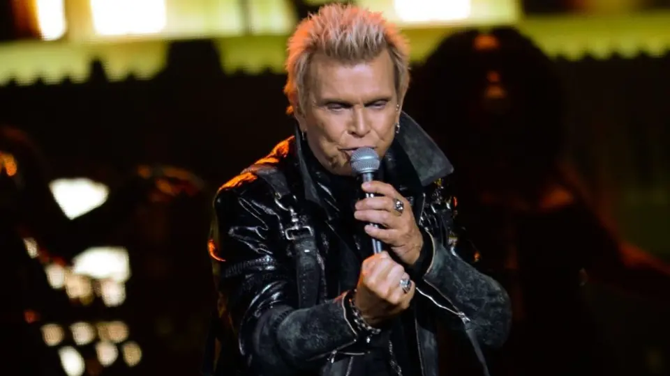 Billy Idol performs in Sunrise^ Florida on May 13^ 2025. The performance was part of his It’s a Nice Day To… Tour Again! tour.
