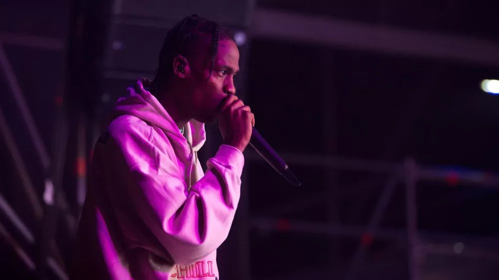 Travis Scott performs in concert at FIB Festival on July 19^ 2018 in Benicassim^ Spain.