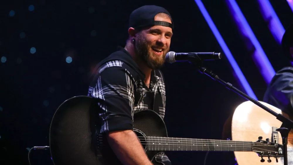 Brantley Gilbert performs at CBS Radio's Stars & Strings event at the Chicago Theatre on November 9^ 2016 in Chicago^ Illinois.