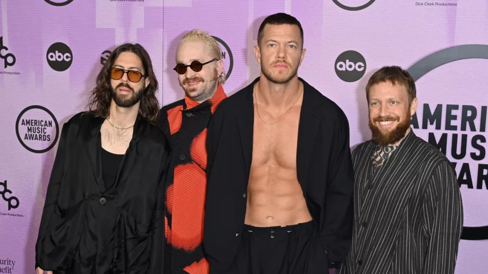 Imagine Dragons at the 2022 American Music Awards at the Microsoft Theatre. LOS ANGELES^ CA. November 20^ 2022