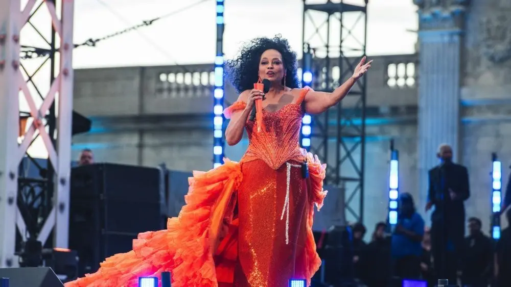 Diana Ross in concert at The Michigan Central Station Detroit^ Michigan June 6 2024