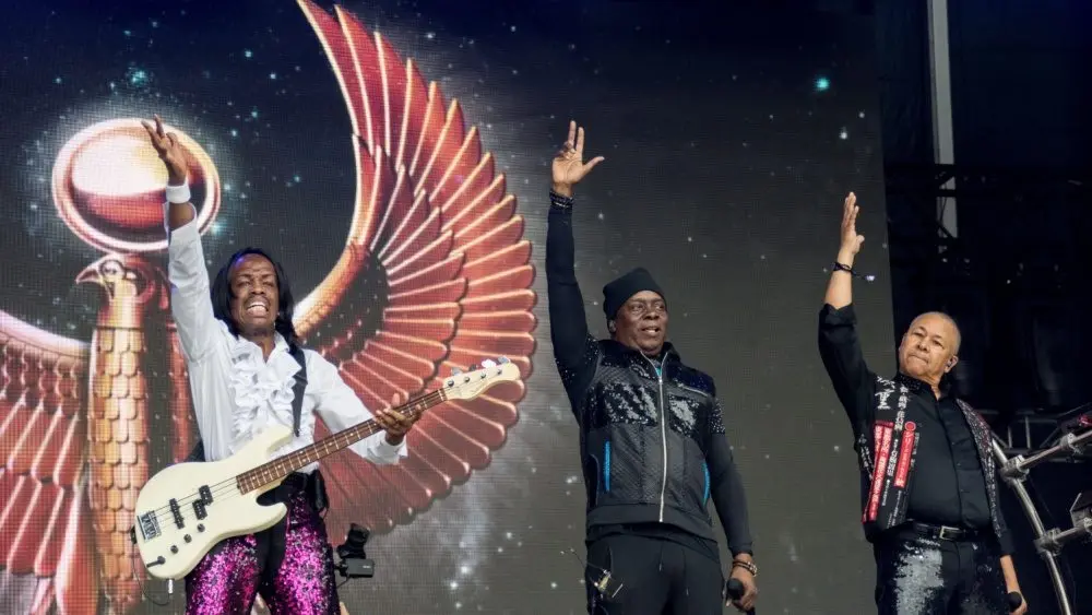 Earth^ Wind and Fire in concert at BottleRock Napa Valley in Napa^ CA NAPA^ CA - MAY 25^ 2018
