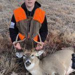 Avery East: This buck was shot by my son Avery East in Marion County Illinois. It was on a farm owned by Anita and Randy Donoho. Avery is a seventh grade 13 year old that attends Selmaville Grade School. He was hunting with his Dad who doesn’t hunt.