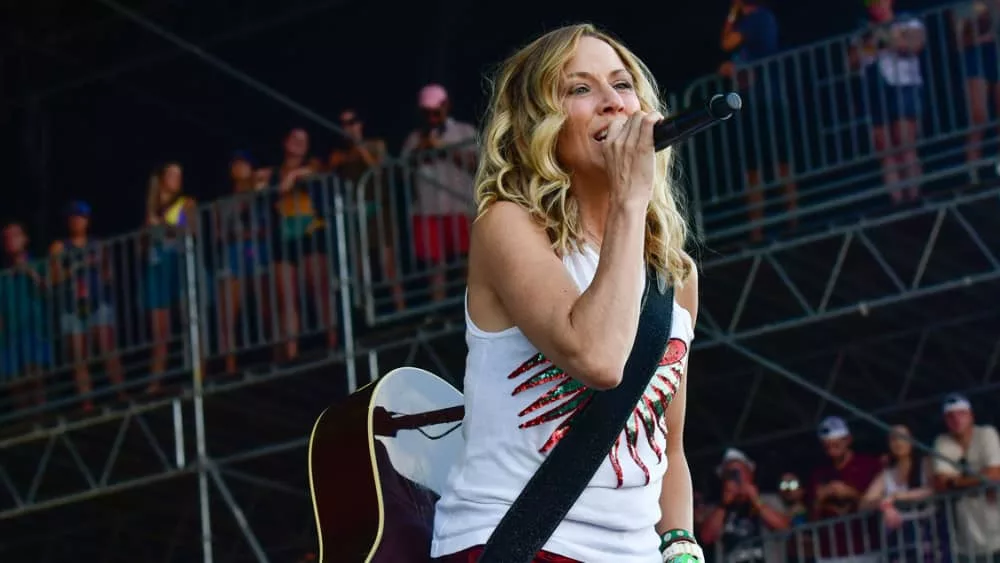 Sheryl Crow performs on What Stage during day 2 of the 2018 Bonnaroo Arts And Music Festival on June 8^ 2018