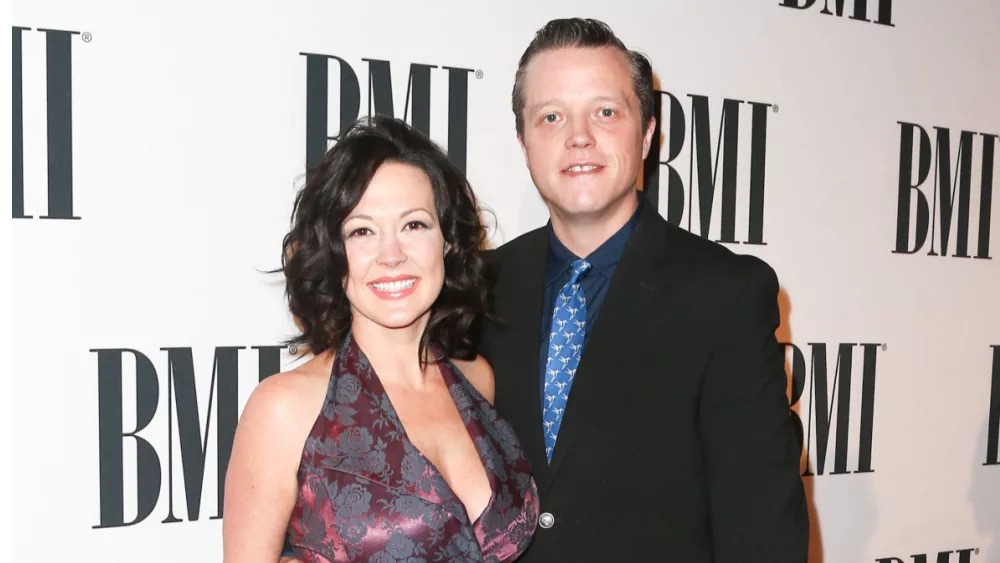 Jason Isbell and wife Amanda Shires attend the 63rd annual BMI Country awards at BMI on November 3^ 2015 in Nashville^ Tennessee.