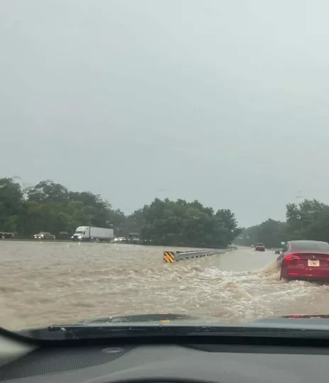 Flooding on Interstate 64 causes closure in both directions near ...