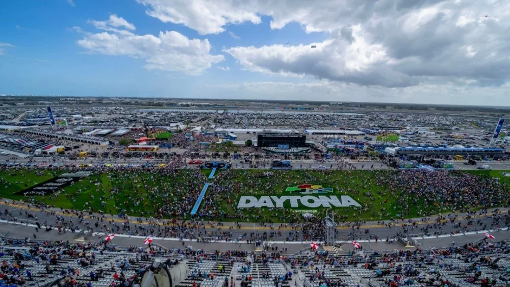 Daytona Beach^ FL^ USA: Daytona International Speedway plays host to the NASCAR Cup Series for the Daytona 500 in Daytona Beach^ FL^ USA. February 19^ 2023