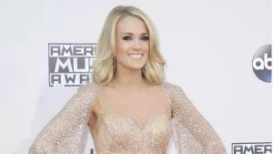 Carrie Underwood at the 2015 American Music Awards held at the Microsoft Theater in Los Angeles^ USA on November 22^ 2015.