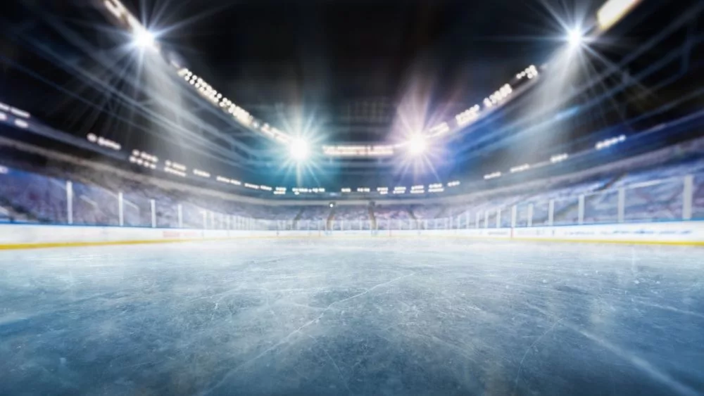 Hockey ice rink sport arena empty field - stadium