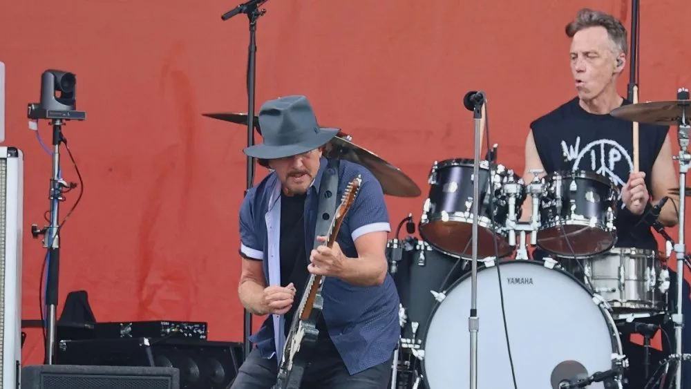 Pearl Jam performs at New Orleans Jazz Festival. New Orleans^ Louisiana USA - 05-04-2025