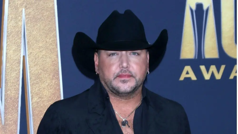 Jason Aldean at the 2022 Academy of Country Music Awards Arrivals at Allegient Stadium on March 7^ 2022 in Las Vegas^ NV