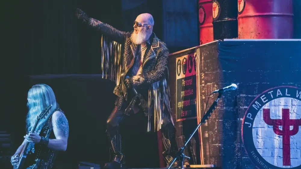 Judas Priest performing at the Fox Theater during the 50 Years of Metal Tour Detroit^ Michigan- U.S.A. - 09-19-2021