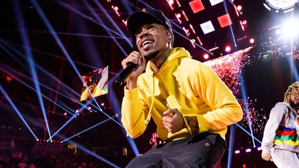 Chance The Rapper performs at the 2019 iHeartRadio Music Festival. Las Vegas^ NV^ USA - September 21^ 2019