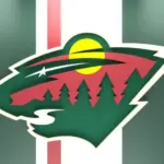 Emblem of the Minnesota Wilds. The Minnesota Wilds are a professional ice hockey team in the NHL. Logo for presentation or infographics. 3D render. 3D Illustration