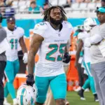 25 XAVIEN HOWARD CB MIAMI DOLPHINS PRE SEASON WEEK 3 AUGUST 26^ 2023 EVERBANK STADIUM JACKSONVILLE FLORIDA