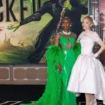 Cynthia Erivo and Ariana Grande at the premiere for Wicked at the Dorothy Chandler Pavilion. LOS ANGELES^ CA. November 09^ 2024