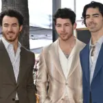 Kevin Jonas^ Nick Jonas and Joe Jonas at the Hollywood Walk of Fame Star ceremony. LOS ANGELES^ CA. January 30^ 2023