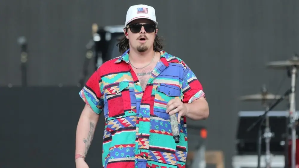 Hardy performs in concert during the "Can't Say I Ain't Country" Tour on July 20^ 2019 at Northwell Health at Jones Beach Theater in Wantagh^ New York.