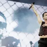 Depeche Mode in concert at the Oracle Arena in Oakland^ CA OAKLAND^ CA - OCTOBER 10^ 2017