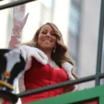 Mariah Carey on a parade float during 89th Macy's Thanksgiving Day parade Mariah Carey on float at NEW YORK CITY - NOVEMBER 26 2015