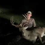 Ryley Stewart: I took this 8 point on October 5th in a standing bean field.. Most would say it’s just a typical buck, but in my opinion it is more than that… This 8 point is my first ever buck with a compound bow and will always hold a memory with me… Going to have it skull mounted so I can look at it and be able to tell the story of my first ever bow buck!