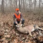 Alannah Sigrist: My boyfriend and I sat in the blind and didn’t see anything for a while. We decided it was about time to head to the house and decided we would take a longer way around. We crossed the creek and came into an opening and he ran right up on us. I took my shot and he ran about 50 yards and went down.