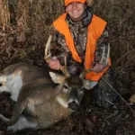 Ashley Downey: First time ever firearm hunting, and landed this guy!
