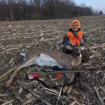 Meyer Kabat: Meyer kabat, 7 years old. Second deer ever killed, shot by grandma's house. Also got a doe from the same spot that evening!