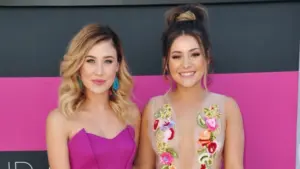 Maddie & Tae at the Academy of Country Music Awards 2017 at the T-Mobile Arena^ Las Vegas LAS VEGAS^ NV - APRIL 2^ 2017