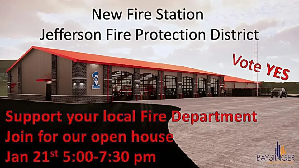 Open House Set for Proposed Jefferson Fire District Firehouse | WMIX