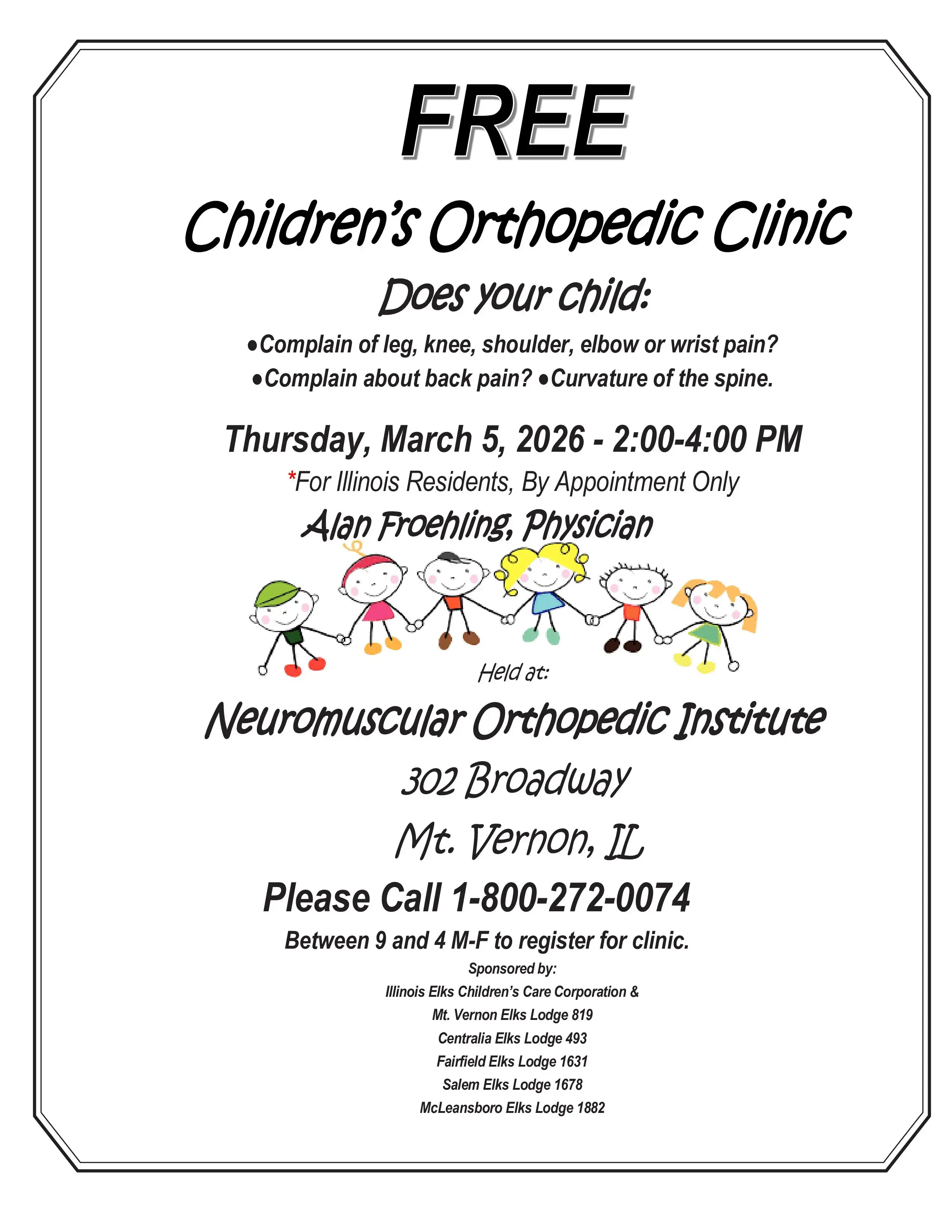 Free Children’s Othro Clinic