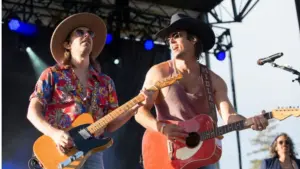 L to R) Cameron Duddy and Mark Wystrach of the band Midland perform at BottleRock. Napa^ CA/USA: 5/24/19