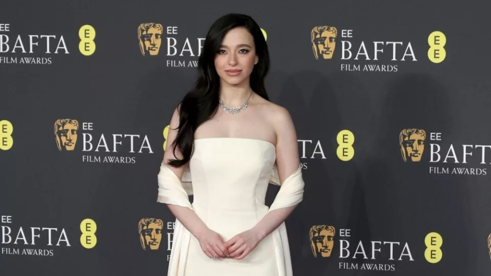 Mikey Madison attends the 2025 BAFTA Film Awards at The Royal Festival Hall in London^ England. London^ United Kingdom - February 16^ 2025