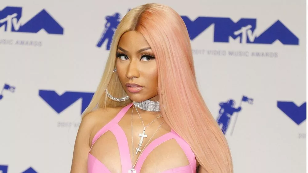 Nicki Minaj at the 2017 MTV Video Music Awards held at the Forum in Inglewood^ USA on August 27^ 2017.