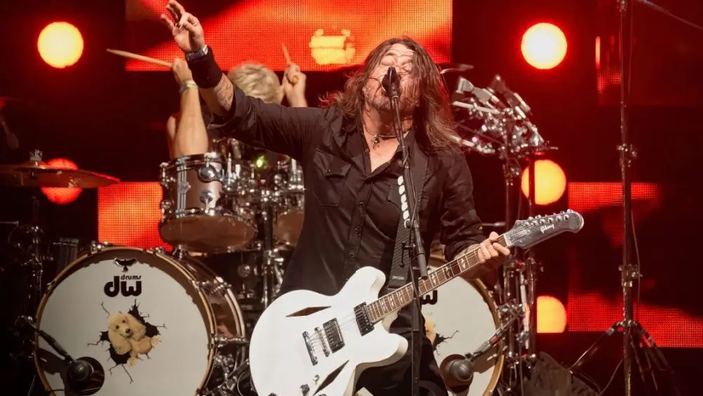 Foo Fighters perform at Bonnaroo music festival Manchester^ Tennessee USA - 06-18-2023